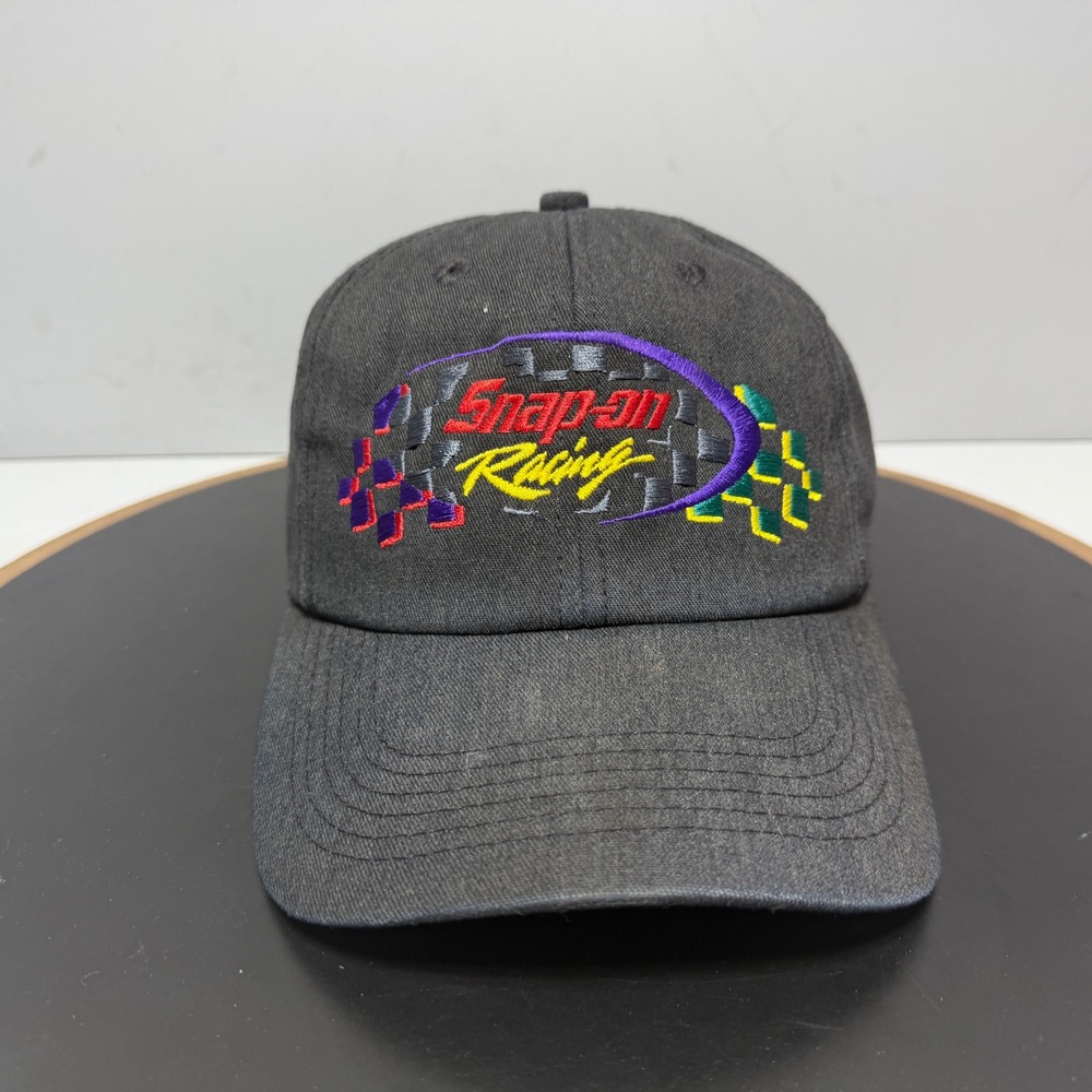 Snap-on‎ Racing Hat Men OSFM Snapback Black Vintage K-Products Made In USA Work